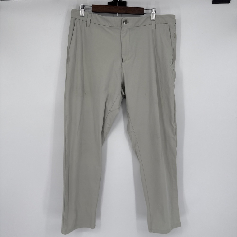 Lululemon Pants Mens 36 Gray Commission ABC Classic Fit Warpstreme Trouser